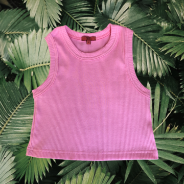 Pink crop top