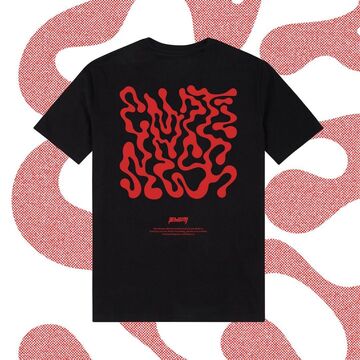 Чорна футболка Fear