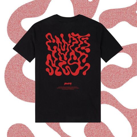 Black T-shirt "Fear"