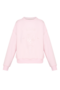 Pink sweatshirt with embroidery