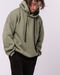 Olive fleece hoodie