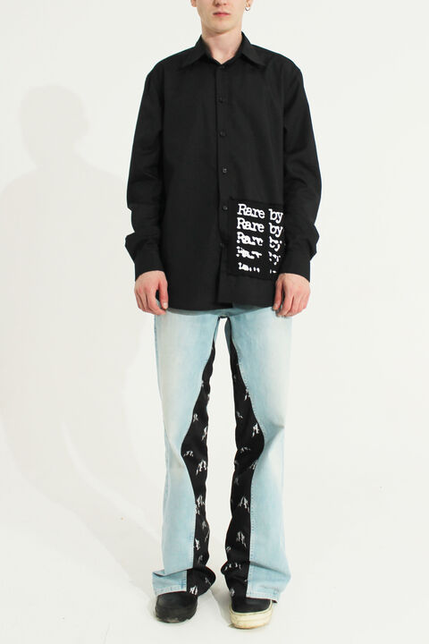 Черная рубашка Censure