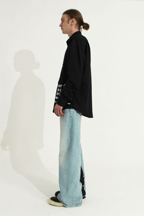 Черная рубашка Censure