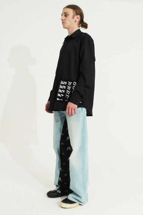 Черная рубашка Censure