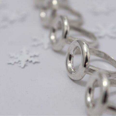 Кольцо Объемный круг