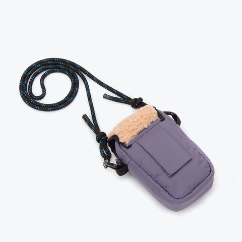Purple Miramar film camera crossbody pocket