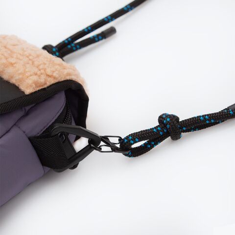 Purple Miramar film camera crossbody pocket