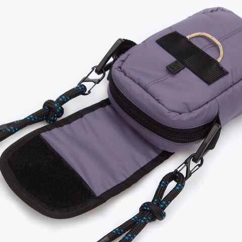 Purple Miramar film camera crossbody pocket