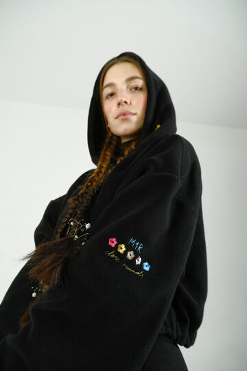 Black cropped hoodie Ilmyra