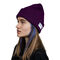 Violet winter hat