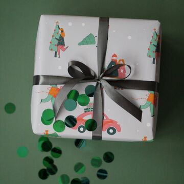 Подарунковий папір для пакування Christmas Moments