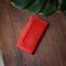 Red long wallet