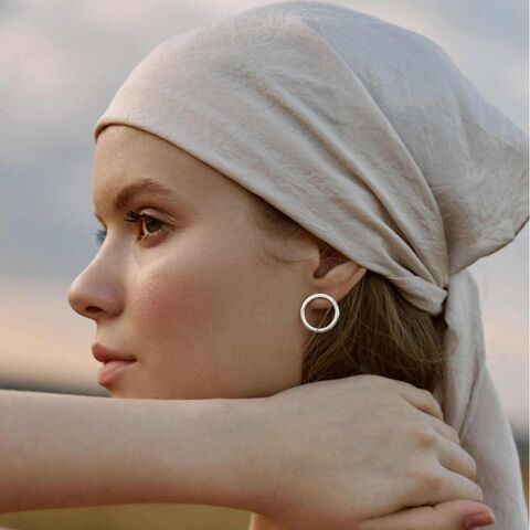 Серьги Круг 20 мм