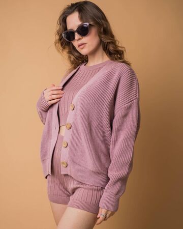 Grape cardigan Austin