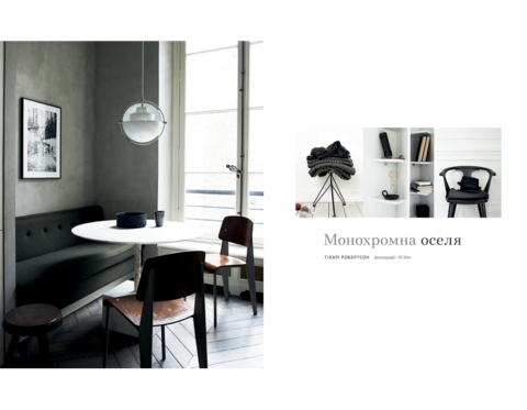 Monochrome home. Exquisite interiors in black and white