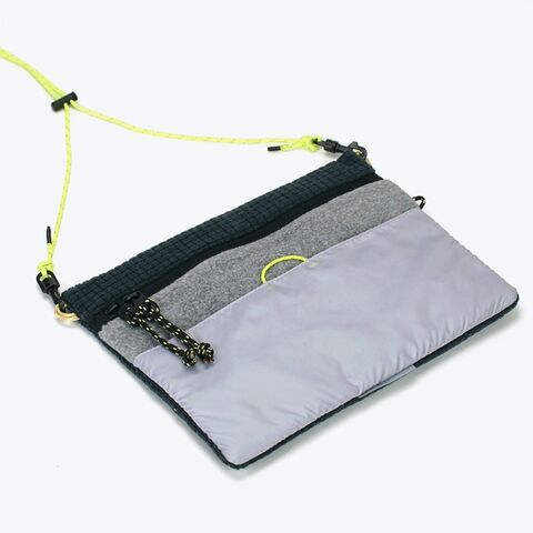 Gray fjord bag Polartec