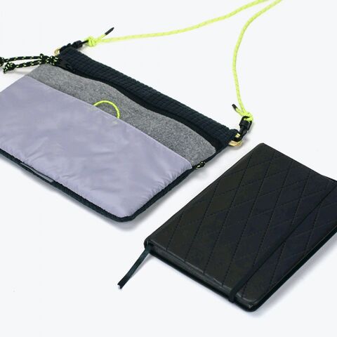 Gray fjord bag Polartec