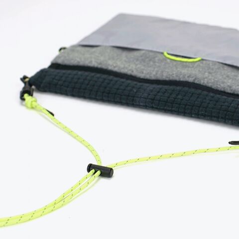 Gray fjord bag Polartec