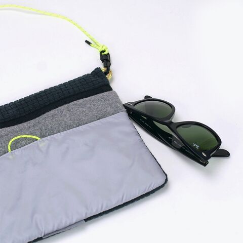 Gray fjord bag Polartec