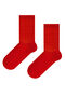 Червоні шкарпетки з резинкою