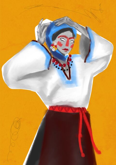 Postcard Ukrainian Zakarpattia