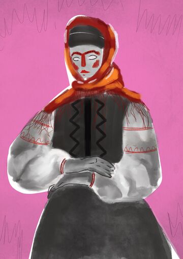 Postcard Ukrainochka Kyiv