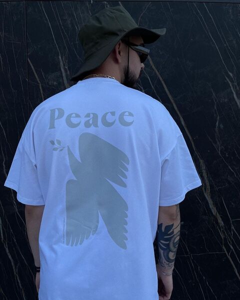 White T-shirt Peace