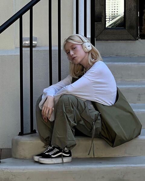 Оливкова сумка Crossbag Easy