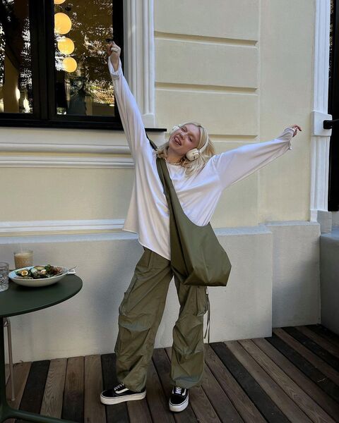 Оливкова сумка Crossbag Easy