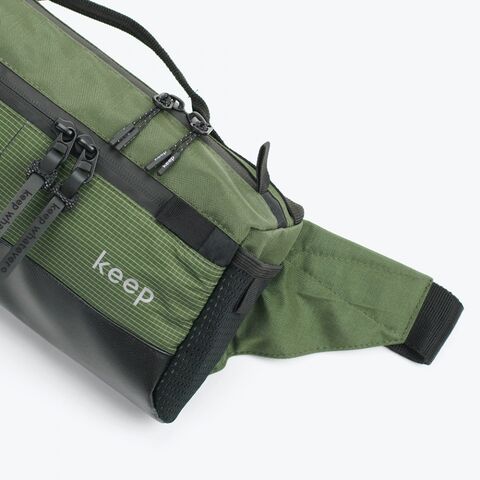 Arakawa mini khaki waist bag