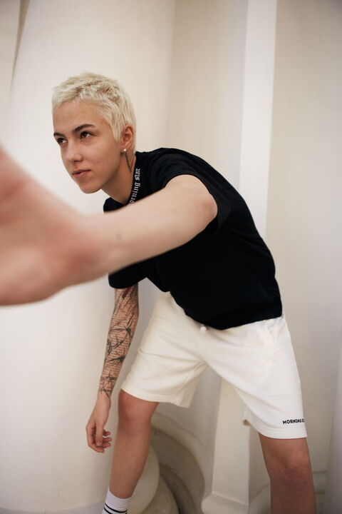 White shorts