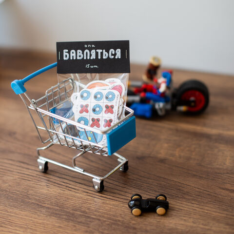 Set of stickers Having fun