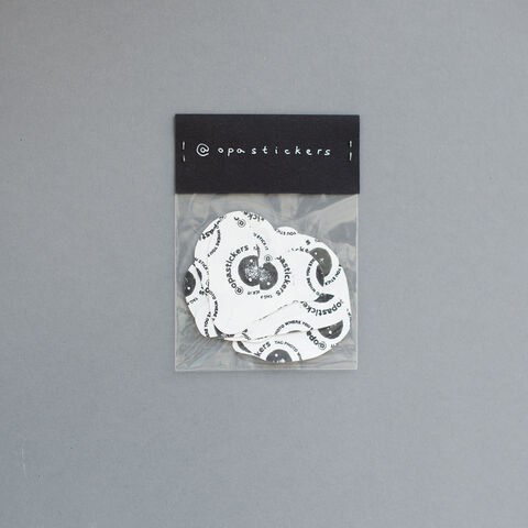 Set of stickers From flour