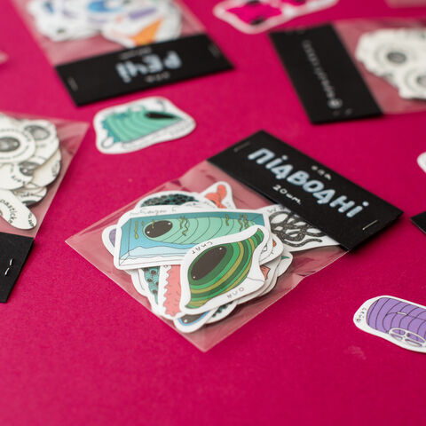 Set of stickers Underwater