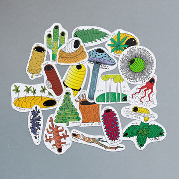 Set of stickers Plants