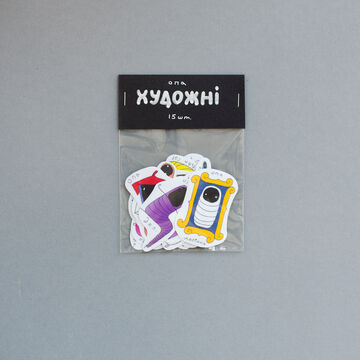 Set of stickers Artistic