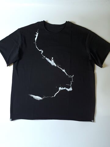 Чорна футболка Дніпро 1 (з назвами міст)