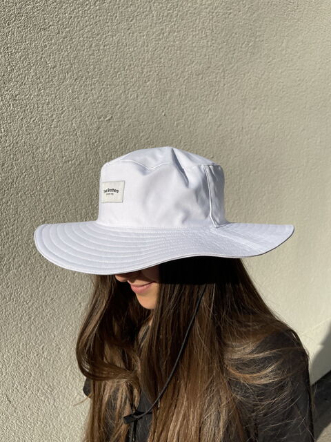 White panama hat Camp