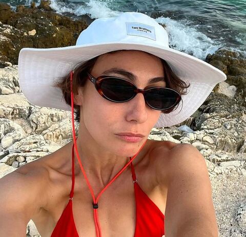 White panama hat Camp