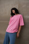 Dark pink T-shirt Human Rights