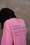 Темно-розовая футболка Human Rights