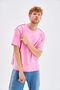 Темно-розовая футболка Human Rights
