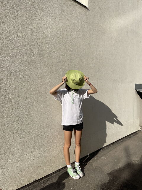 Бледно-салатовая панама Camp