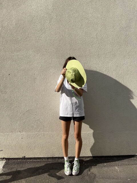 Бледно-салатовая панама Camp