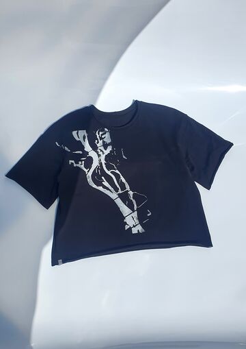 Чорна футболка Дніпро 2 (Київ)