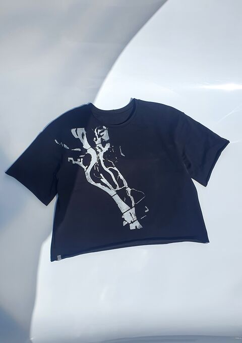 Чорна футболка Дніпро 2 (Київ)