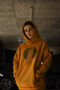 Hoodie House ocher color