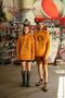 Hoodie House ocher color