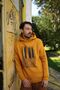 Hoodie Forest ocher color