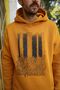 Hoodie Forest ocher color